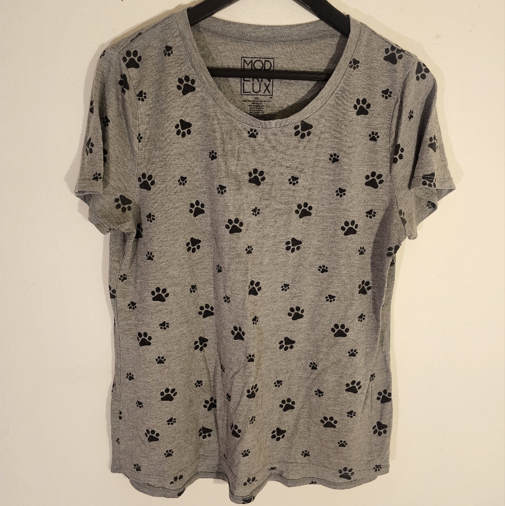 Modern Lux Paw Print Shirt